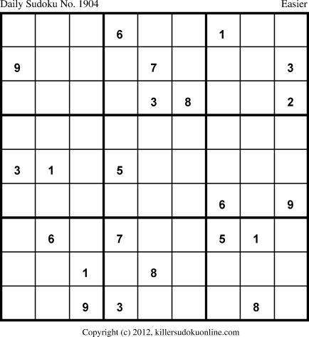 Killer Sudoku for 5/20/2013