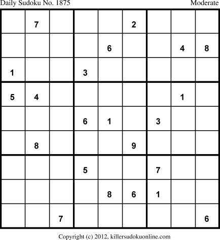 Killer Sudoku for 4/21/2013