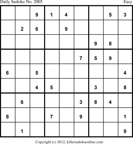 Killer Sudoku for 8/29/2013