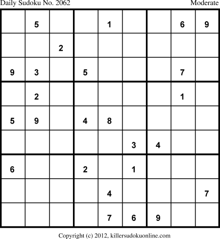 Killer Sudoku for 10/25/2013
