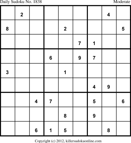 Killer Sudoku for 3/15/2013