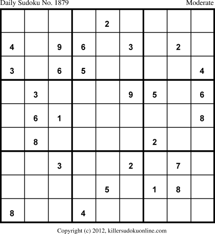 Killer Sudoku for 4/25/2013
