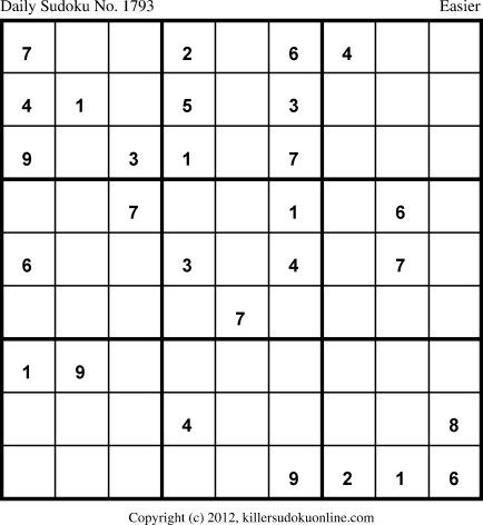 Killer Sudoku for 1/29/2013