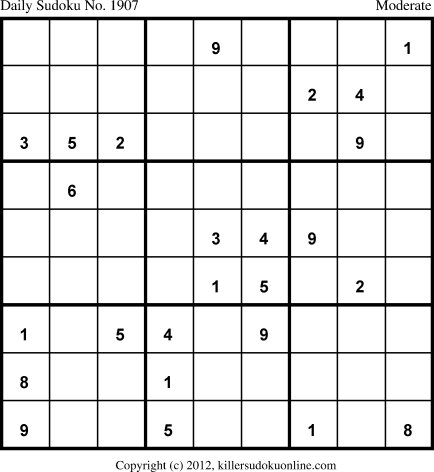 Killer Sudoku for 5/23/2013