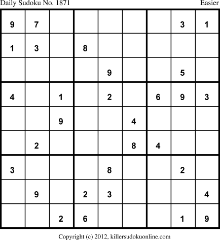 Killer Sudoku for 4/17/2013