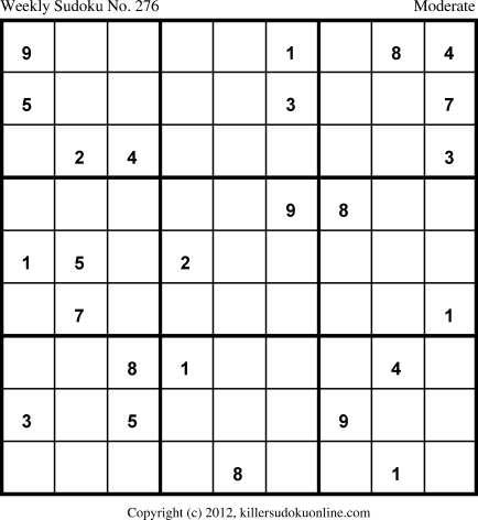 Killer Sudoku for 6/17/2013