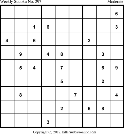 Killer Sudoku for 11/11/2013