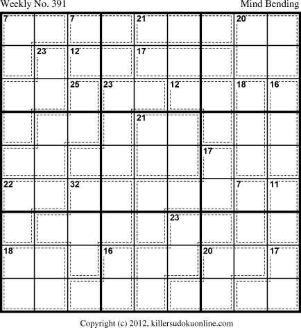 Killer Sudoku for 7/1/2013