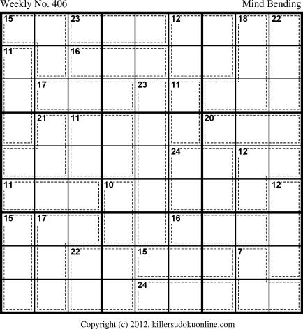 Killer Sudoku for 10/14/2013
