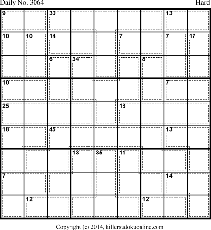 Killer Sudoku for 5/9/2014