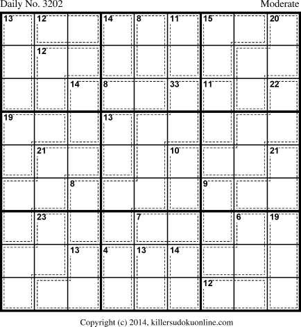 Killer Sudoku for 9/24/2014