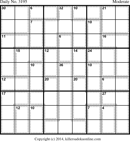 Killer Sudoku for 9/17/2014