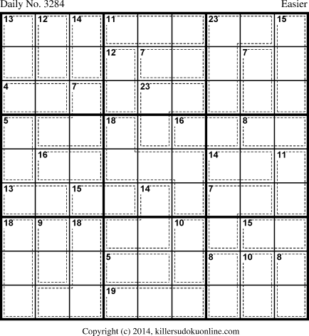 Killer Sudoku for 12/15/2014