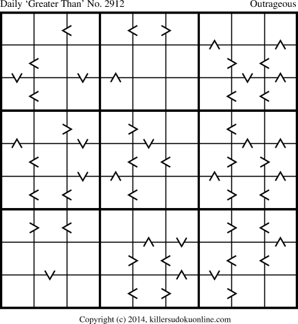 Killer Sudoku for 4/4/2014