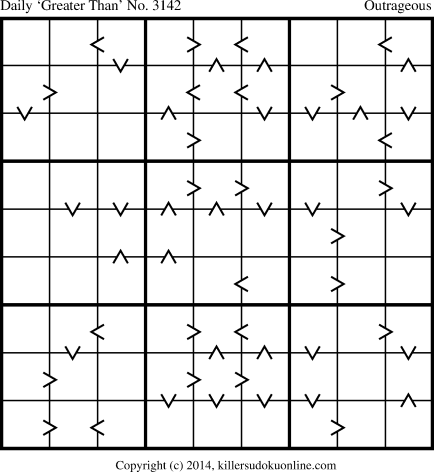 Killer Sudoku for 11/20/2014