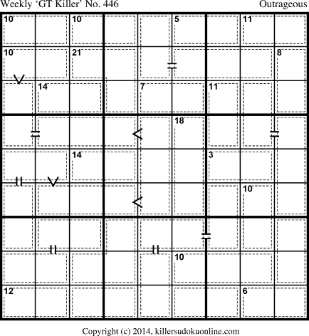 Killer Sudoku for 10/27/2014