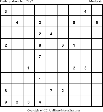 Killer Sudoku for 6/7/2014