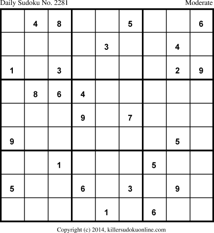 Killer Sudoku for 6/1/2014