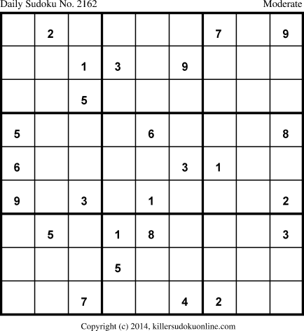 Killer Sudoku for 2/2/2014