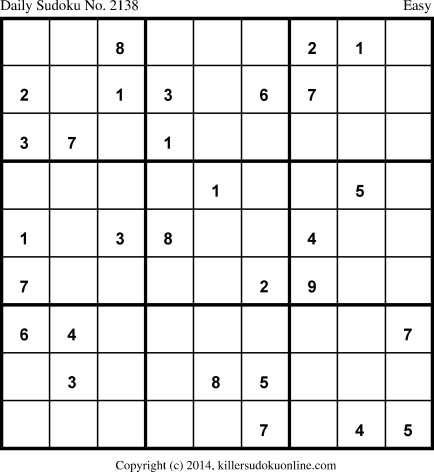 Killer Sudoku for 1/9/2014