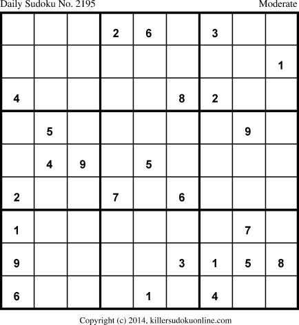 Killer Sudoku for 3/7/2014