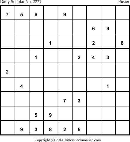 Killer Sudoku for 4/8/2014