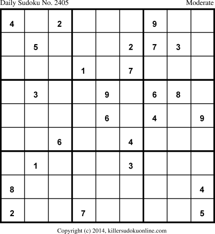 Killer Sudoku for 10/3/2014