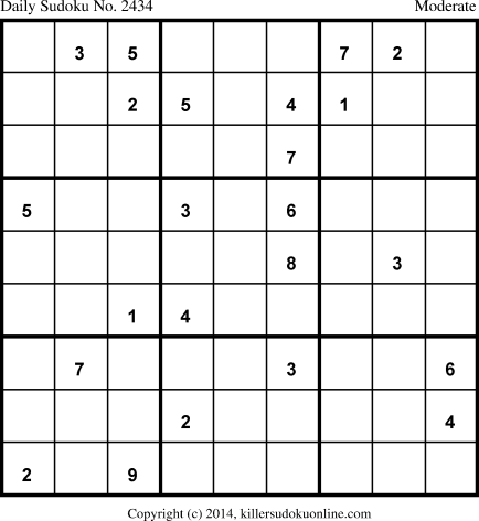 Killer Sudoku for 11/1/2014
