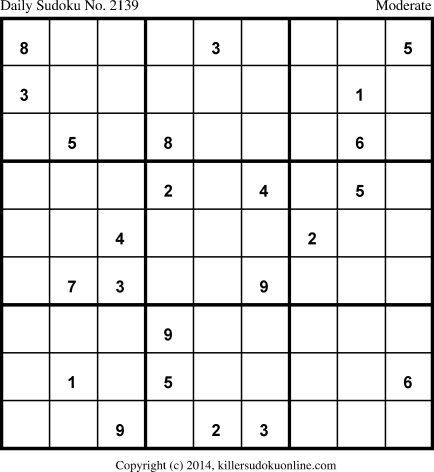 Killer Sudoku for 1/10/2014