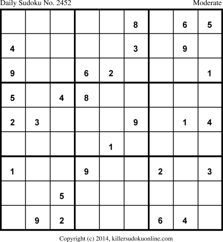 Killer Sudoku for 11/19/2014