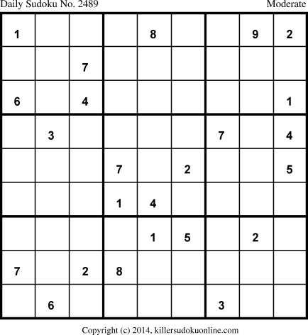 Killer Sudoku for 12/26/2014