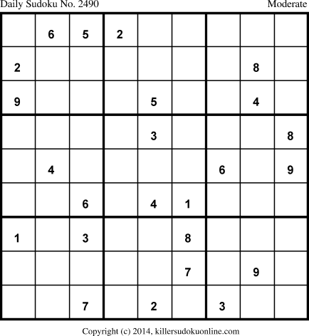 Killer Sudoku for 12/27/2014