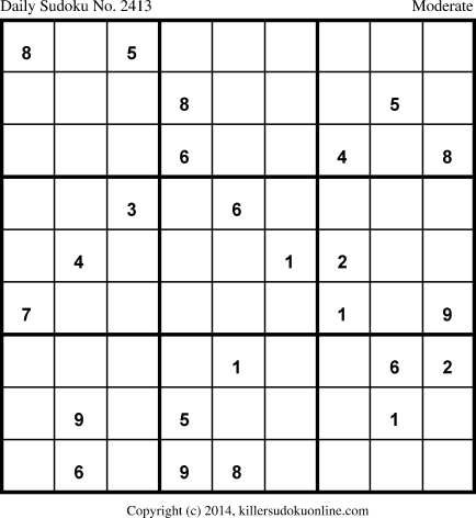 Killer Sudoku for 10/11/2014