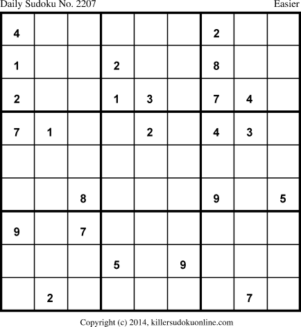 Killer Sudoku for 3/19/2014