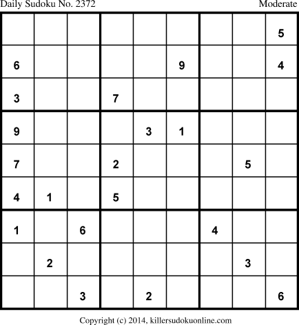 Killer Sudoku for 8/31/2014