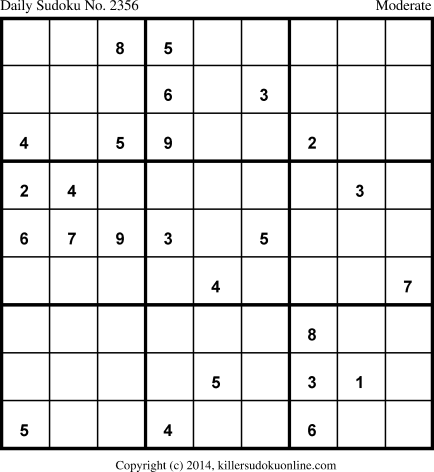 Killer Sudoku for 8/15/2014