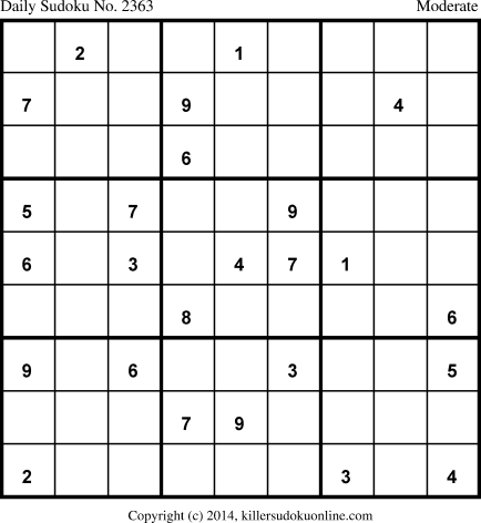 Killer Sudoku for 8/22/2014