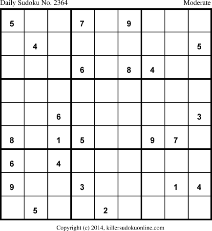 Killer Sudoku for 8/23/2014