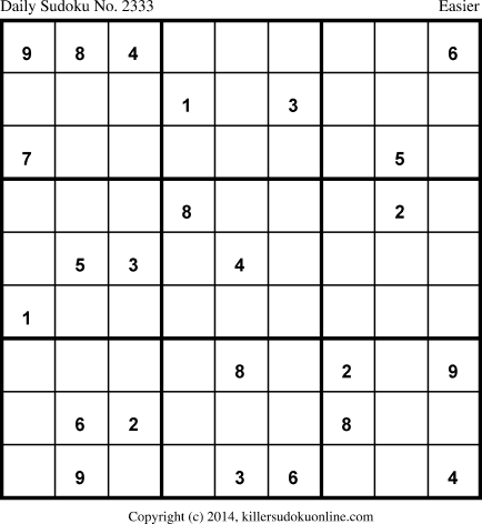 Killer Sudoku for 7/23/2014