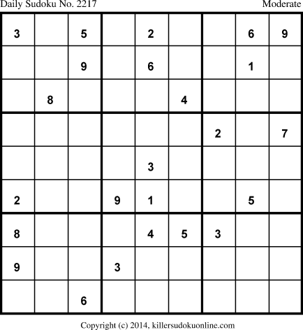 Killer Sudoku for 3/29/2014