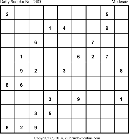 Killer Sudoku for 9/13/2014