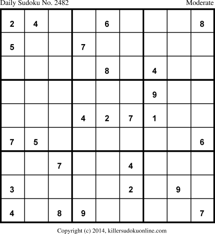 Killer Sudoku for 12/19/2014