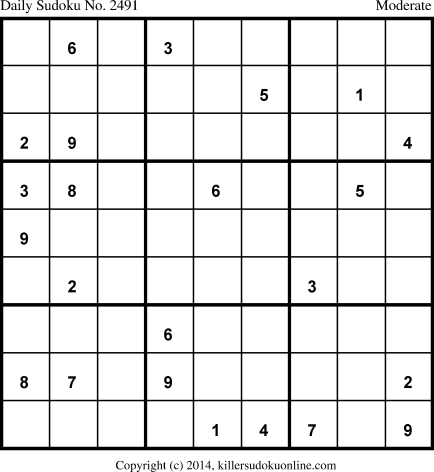 Killer Sudoku for 12/28/2014