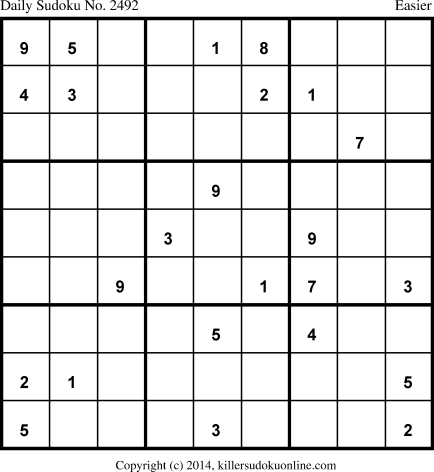 Killer Sudoku for 12/29/2014