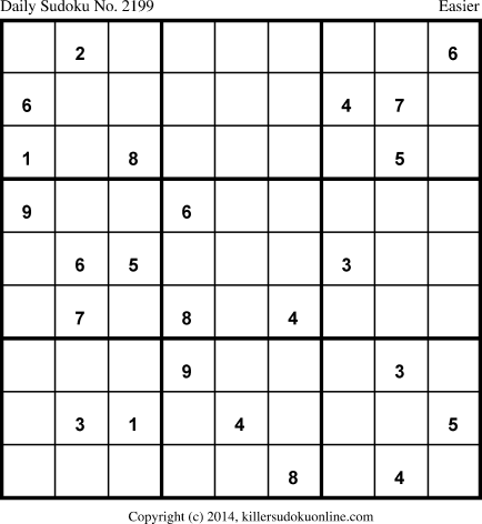 Killer Sudoku for 3/11/2014
