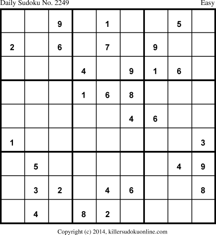 Killer Sudoku for 4/30/2014