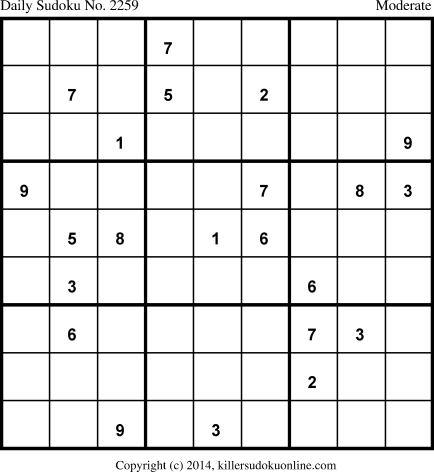 Killer Sudoku for 5/10/2014
