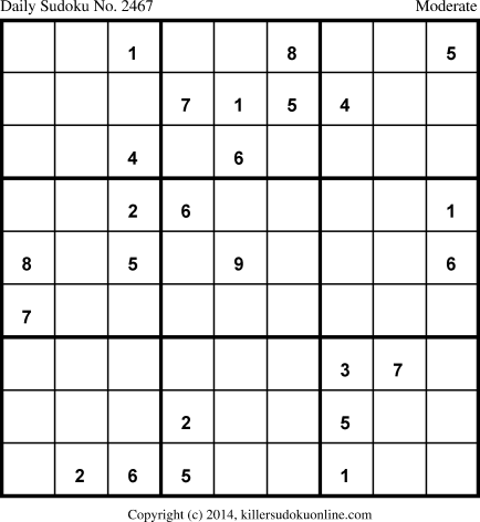 Killer Sudoku for 12/4/2014