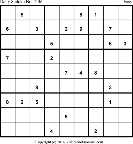 Killer Sudoku for 1/17/2014