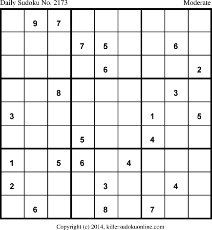 Killer Sudoku for 2/13/2014